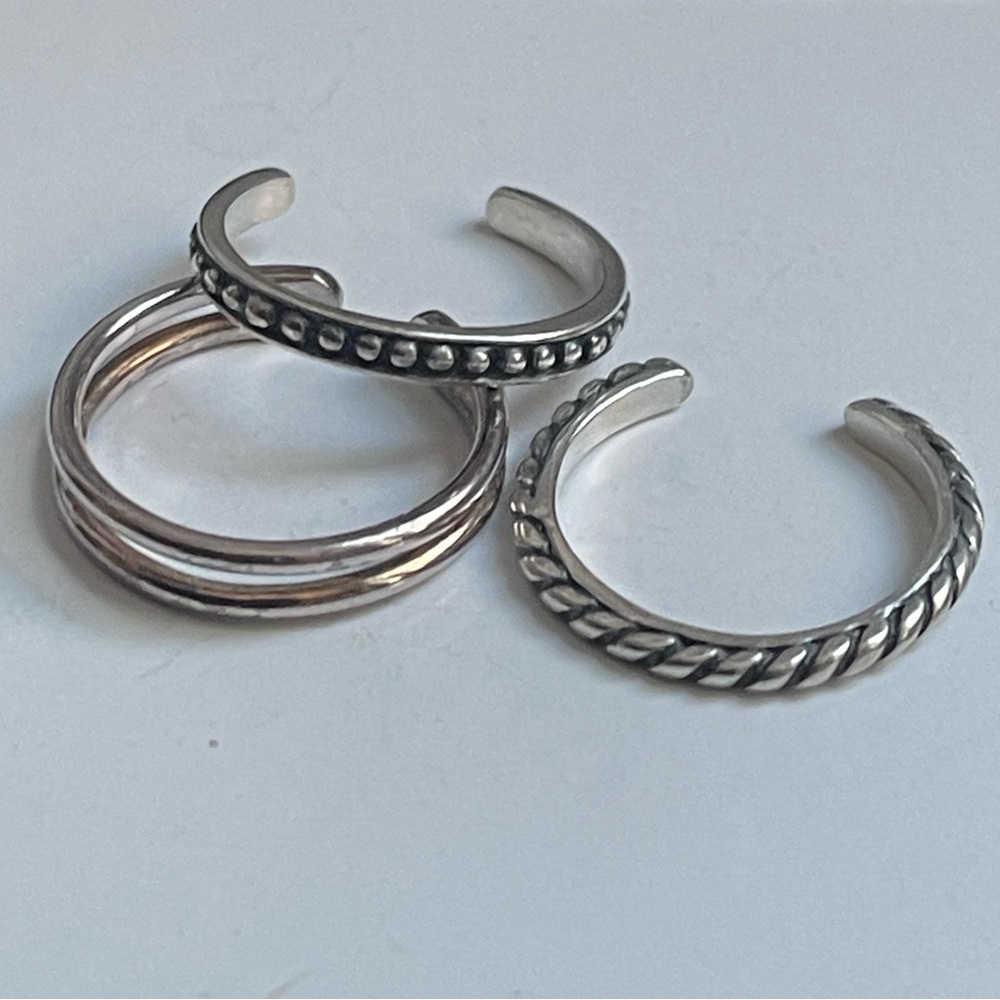 Silpada Sterling silver toe Rings